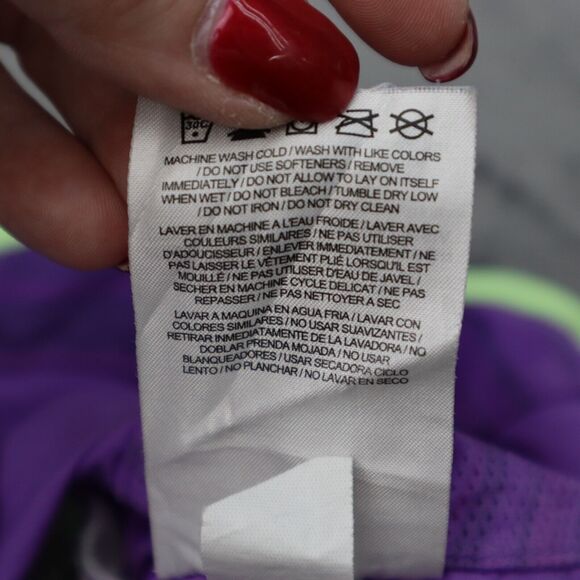 Nike Shorts Womens M Purple Dri Fit Dolphin Style Active Work Out Fitness Bottom - Picture 12 of 16